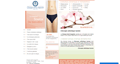 Desktop Screenshot of clinique-esthetique.biz